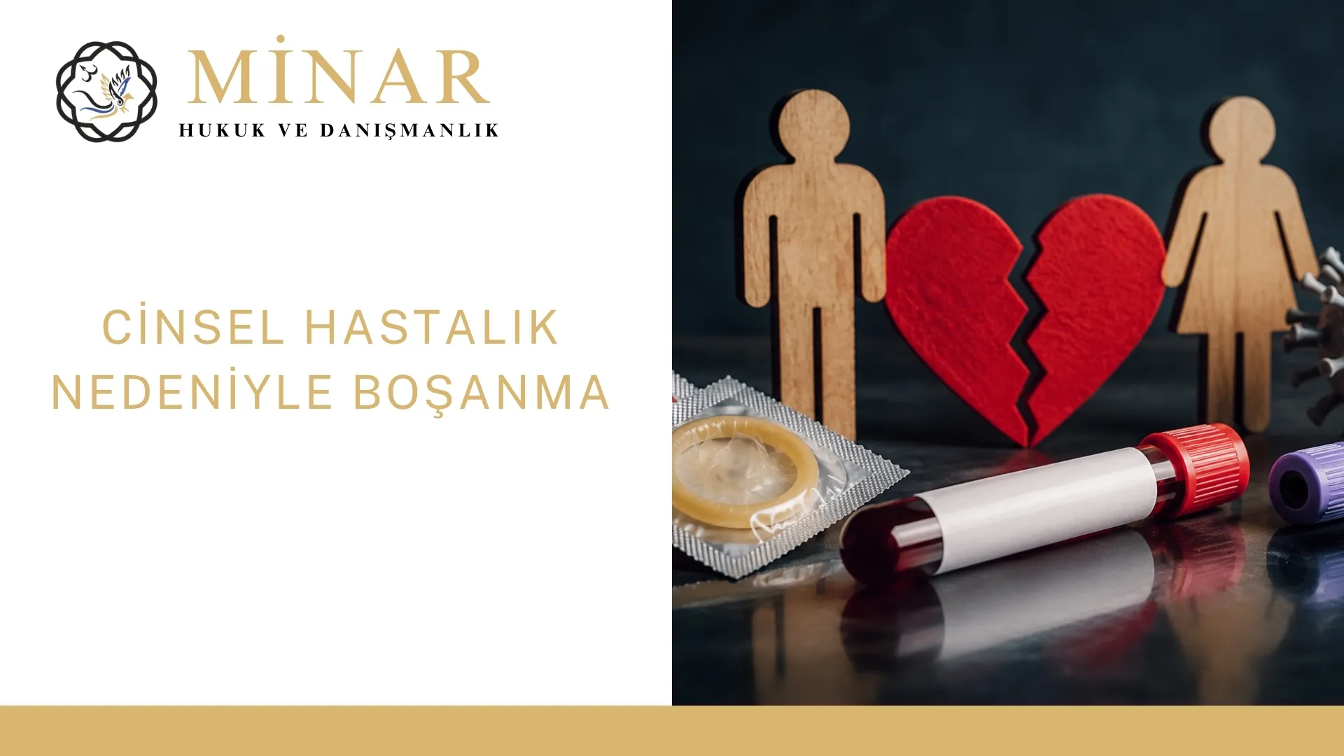 Cinsel hastalık boşanma sebebi mi, HPV nedeniyle boşanma davası ve tazminat süreci hakkında Minar Hukuk bilgilendirme görseli.