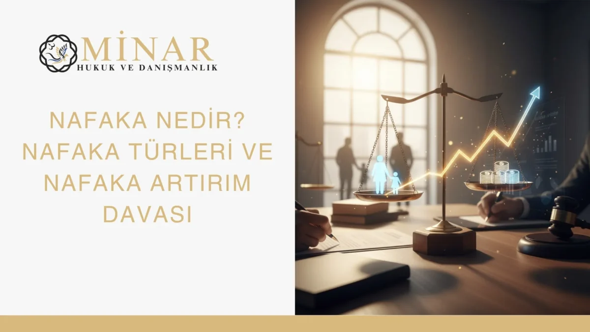 İzmir nafaka davası ve nafaka miktarı belirleme sürecini anlatan aile hukuku görseli.