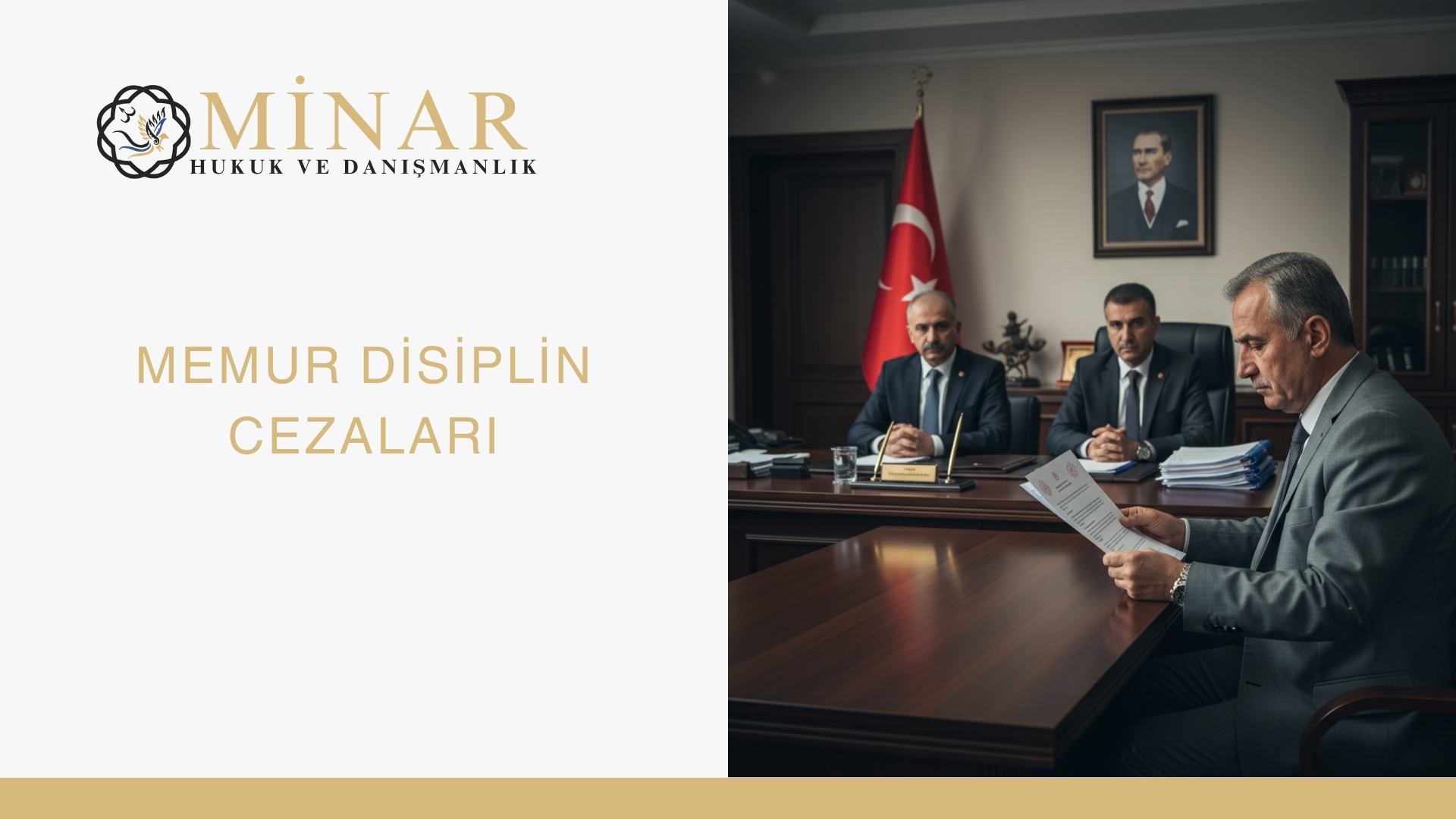 Memur Disiplin Cezaları: Memuriyet hayatınızı etkileyecek hukuki süreçler hakkında MİNAR Hukuk ve Danışmanlık'tan destek alın.