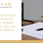Ceza, boşanma ve iş davaları için istinaf dilekçesi örneği temalı hukuk görseli